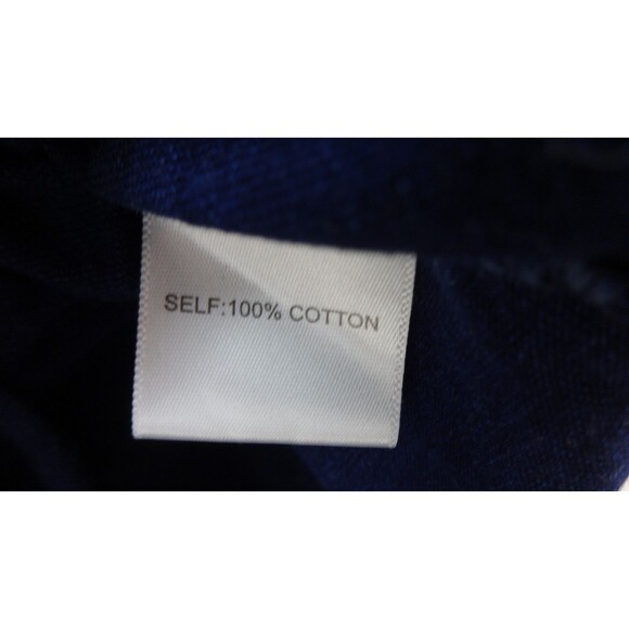 Jess & Jane Medium Blue Tie Dye Crew Neck Boho Short Sleeve Stretch Blouse Artsy - Picture 9 of 11